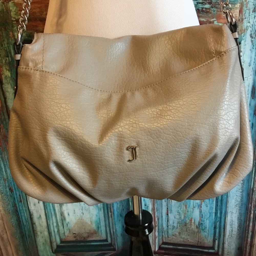 Juicy Couture Grey Bohemian Crossbody Hobo - Picture 2 of 7